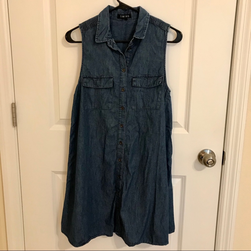 Summer Jean dress, size medium